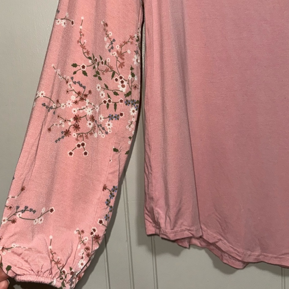 Matilda Jane Pink Dose of Floral Long Sleeve Top - Picture 3 of 8